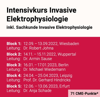 Intensivkurs Invasisve Elektrophysiologie